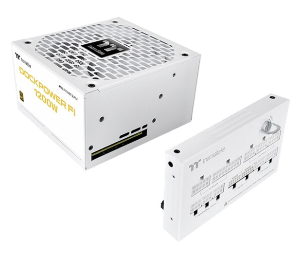 Thermaltake Dockpower FI 1200W 80 Plus Gold modular ATX3.1 Gen5 Snow - 1608676 - zdjęcie 2